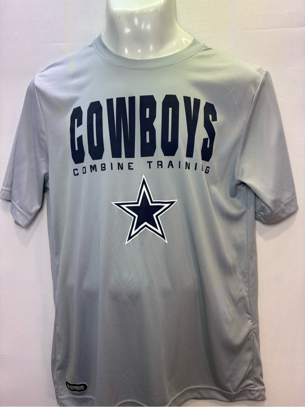 Dallas Cowboys Gray Combine Training Performance T-Shirt - Picture 3 of 10